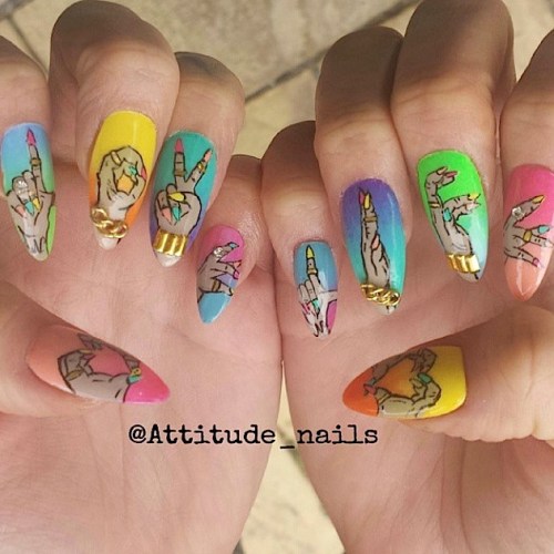 attitude nails live