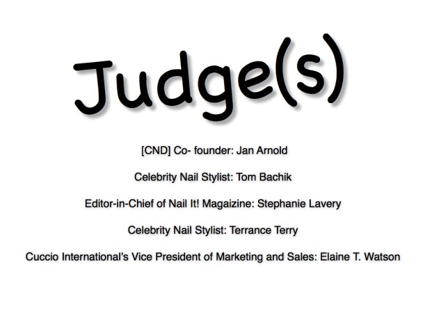 NAIL'D IT JUDGES